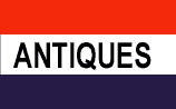ANTIQUES flag banner 3x5ft - Click Image to Close