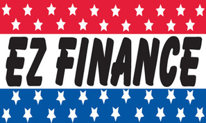 EZ (easy) FINANCE flag banner 3x5ft - Click Image to Close