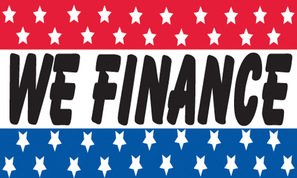 WE FINANCE flag banner 3x5ft - Click Image to Close