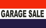 GARAGE SALE flag banner 3x5ft - Click Image to Close