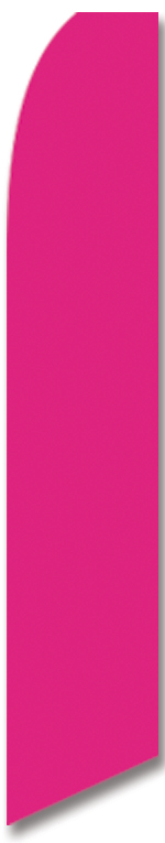 Solid color magenta swooper banner sign flag - Click Image to Close