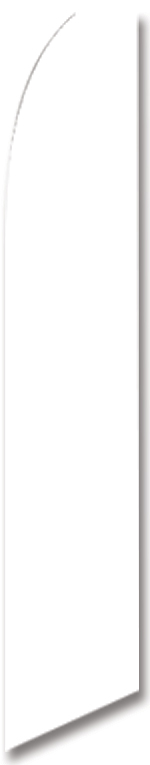 Solid color white swooper flag - Click Image to Close