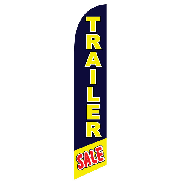 TRAILER sale service swooper feather banner flag - Click Image to Close