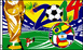 2014 Soccer World Cup trophy 3x5ft Flag - Click Image to Close