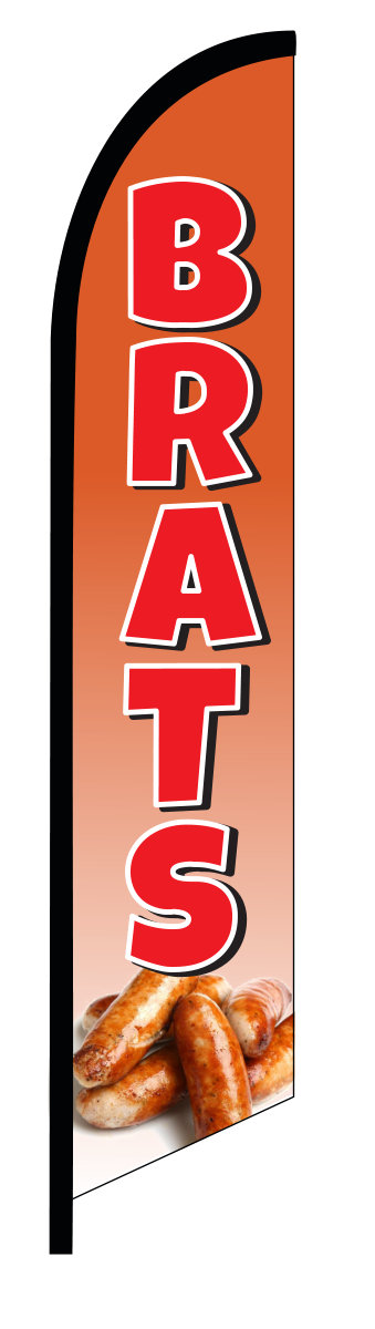 BRATS swooper feather banner sign flag 8239