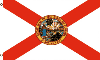 FLORIDA State flag banner 3x5ft