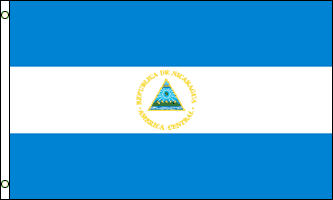NICARAGUA country flag 3x5ft