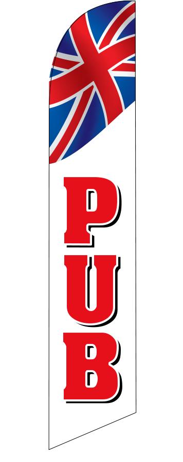 British PUB swooper banner sign flag