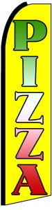 PIZZA restaurant food swooper banner sign flag