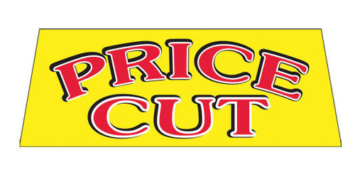 PRICE CUT Car Dealer Windshield banner sign