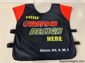 Referee style vest with print SMALL