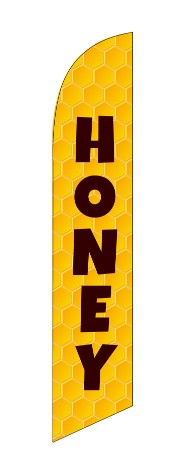 HONEY COMB swooper banner flag