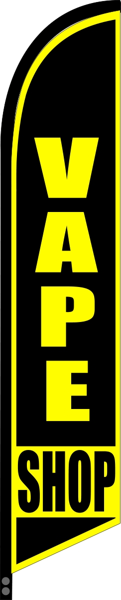 VAPE SHOP swooper banner sign flag - Click Image to Close