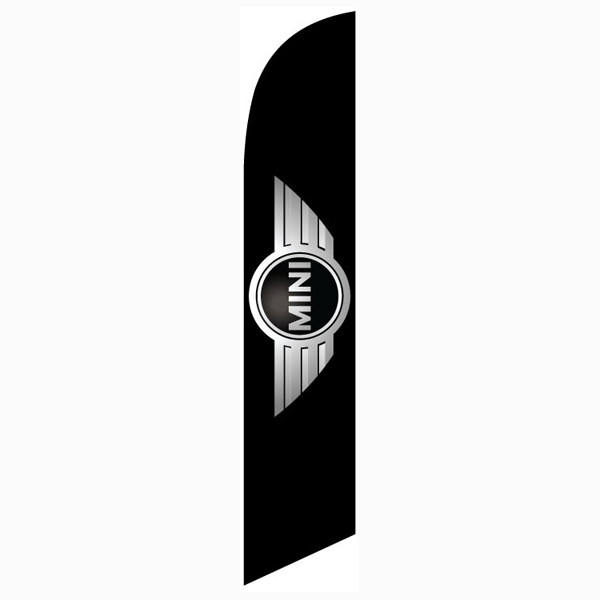 MINI COOPER auto dealer swooper banner sign flag - Click Image to Close