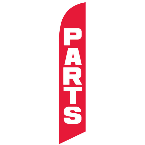 Auto PARTS service swooper banner sign flag