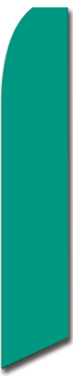 Solid color green swooper flag