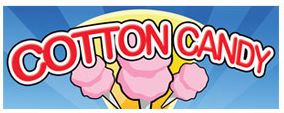 COTTON CANDY BANNER sign