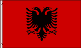 ALBANIA country flag 3x5ft - Click Image to Close