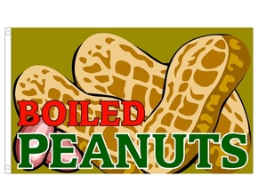 Boiled peanuts custom flag banner 3x5ft