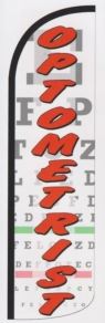 Optometrist super size swooper banner flag - Click Image to Close