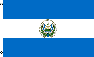 EL SALVADOR country flag banner 3x5ft