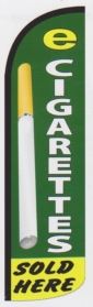 e-cigarettes super size swooper feather banner flag