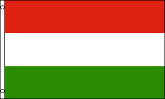 HUNGARY red white green country flag banner 3x5ft