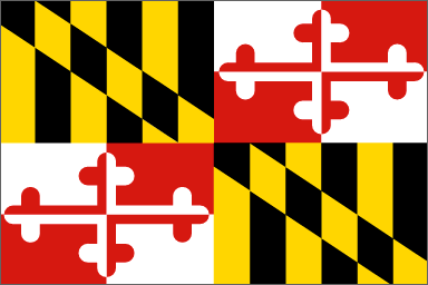 Maryland State flag banner 3x5ft